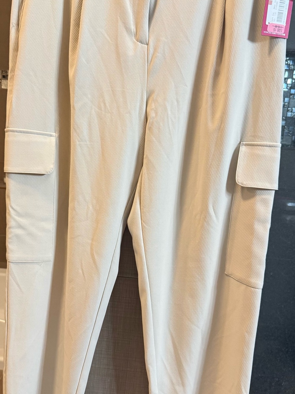 Men's Cargo Pants in Light Beige - Classic Stretch Comfort